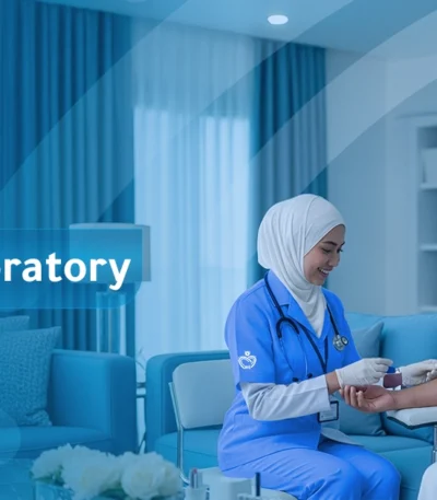 Professional home laboratory services — sample collection (blood, urine, etc.), accurate lab testing & results delivery at home for your convenience and comfort.