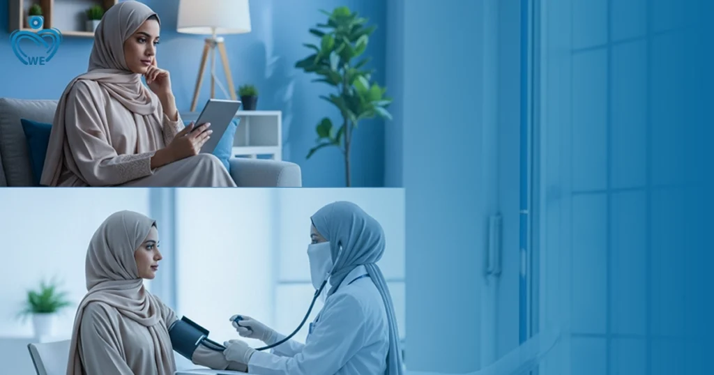 الفرق بين الاستشارة الطبية عن بعد والفحص السريري